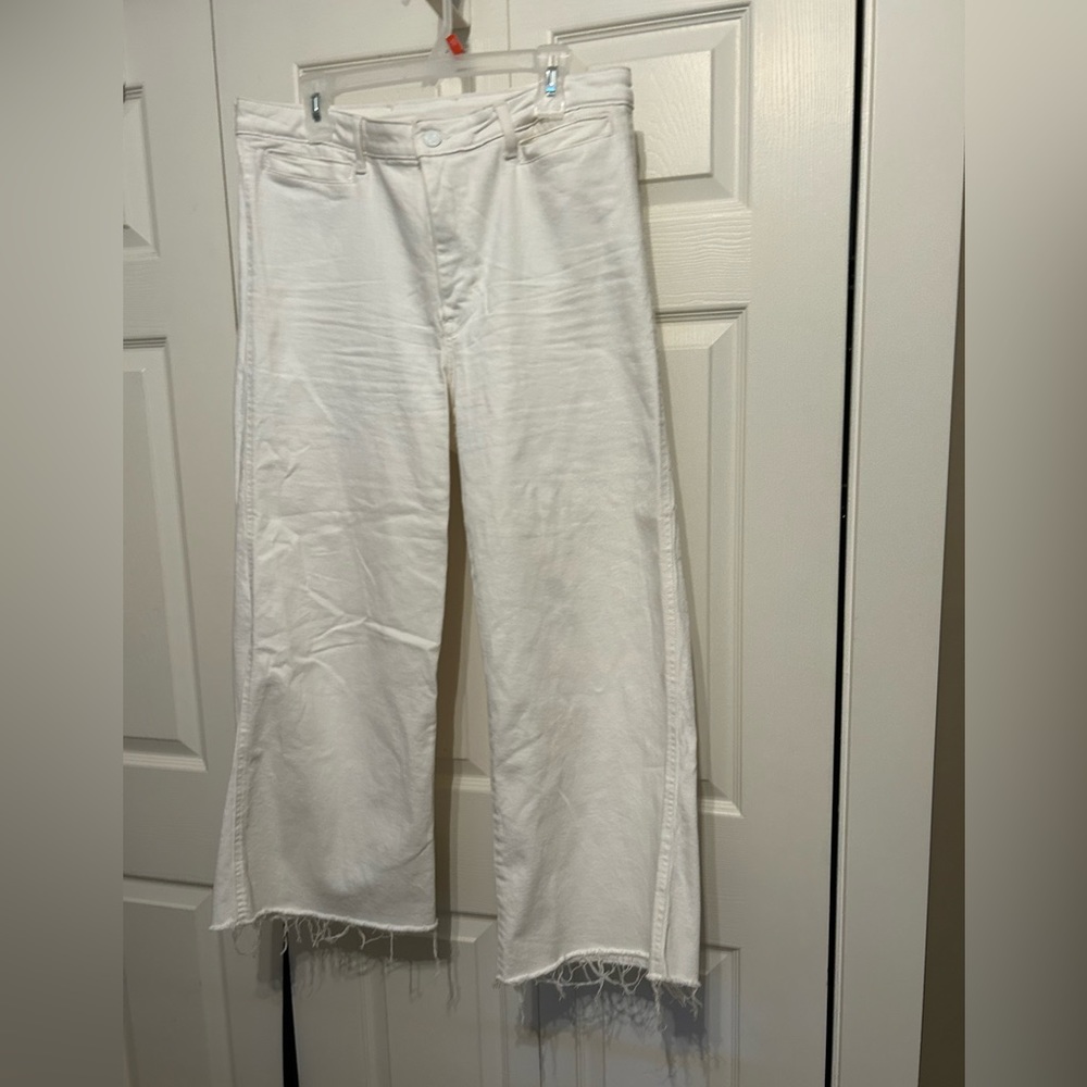 H&M White Culottes - (Wide Leg) Jeans